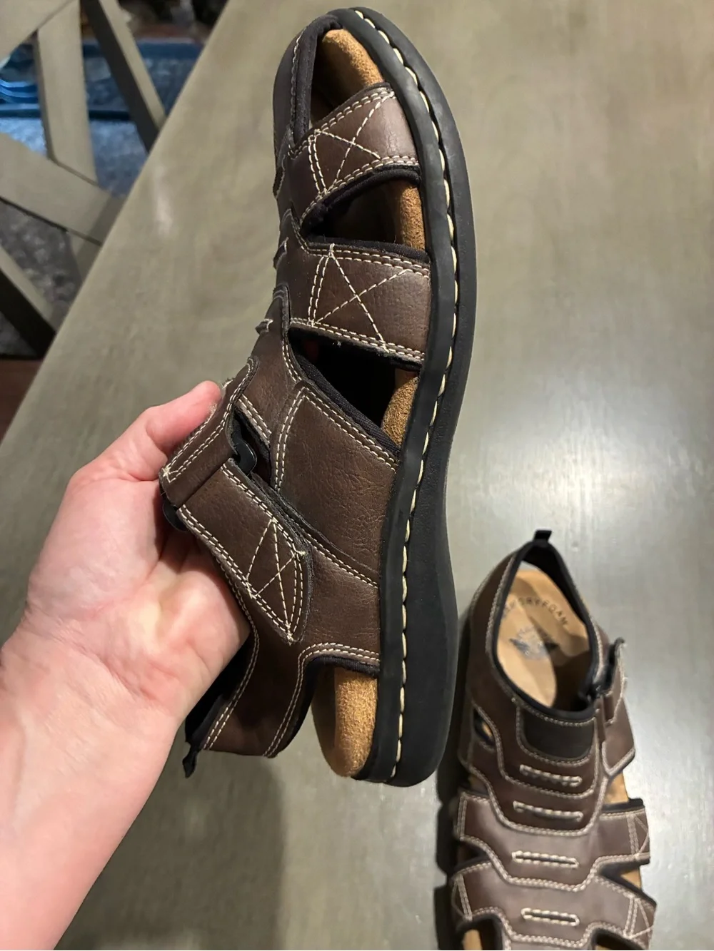 Men's Brown Dockers Fisherman Sandals